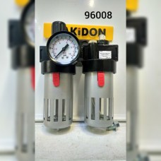 Фильтр-влагоотделитель с регулятором давления от 0-10бар+масленка с регулировкой подачи масла (лубрикатор)