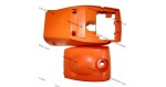 Крышка верхняя + крышка воздушного фильтра оранжевая бензопилы Китай 45/52 куб