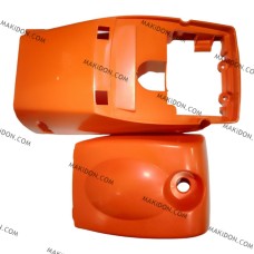 Крышка верхняя + крышка воздушного фильтра оранжевая бензопилы Китай 45/52 куб
